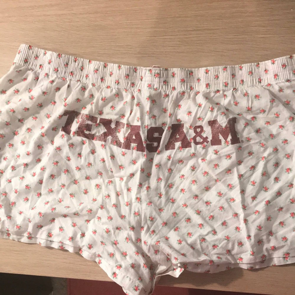 PINK Texas A&M Sleep shorts